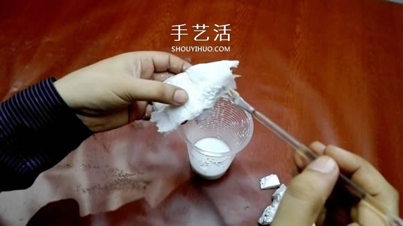 简单自制迷你池塘装饰摆件的制作方法教程