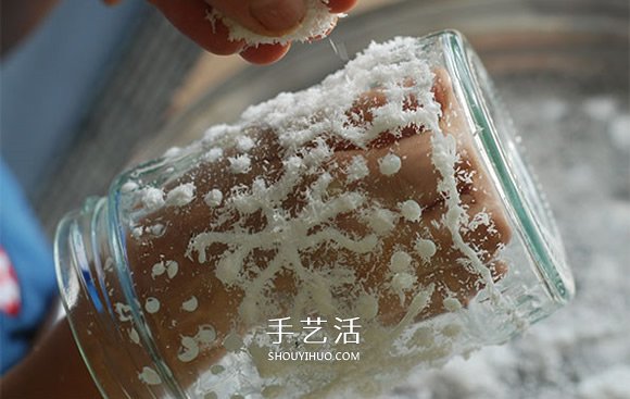 玻璃瓶手工制作雪花许愿瓶图解教程