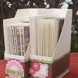 简单实用书籍卡片收纳盒的制作教程