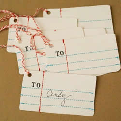 礼物包装标签制作方法 简易礼物标签DIY教程