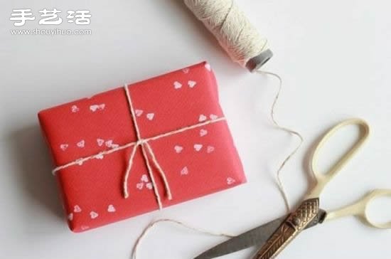 简单创意小制作 DIY心形图案礼品包装