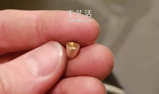 黄铜配件手工制作宝石戒指的方法