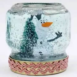 自己动手做圣诞节礼物 玻璃罐制作漂亮装饰品