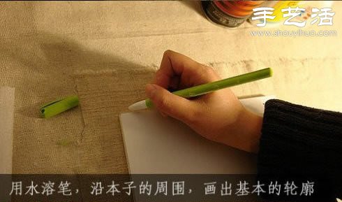 教你如何手工制作布皮本子