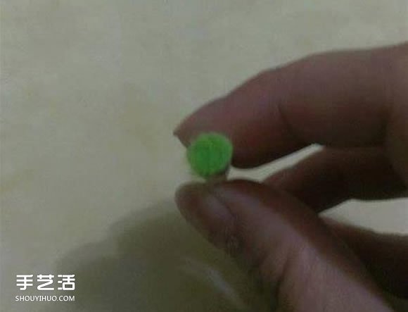 自制婚礼伴手礼的方法 可爱花菜钥匙圈挂件DIY