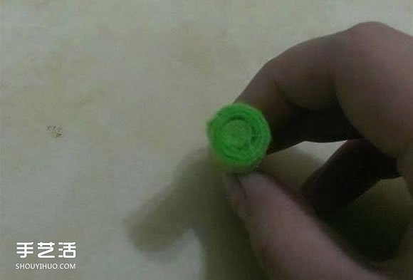 自制婚礼伴手礼的方法 可爱花菜钥匙圈挂件DIY