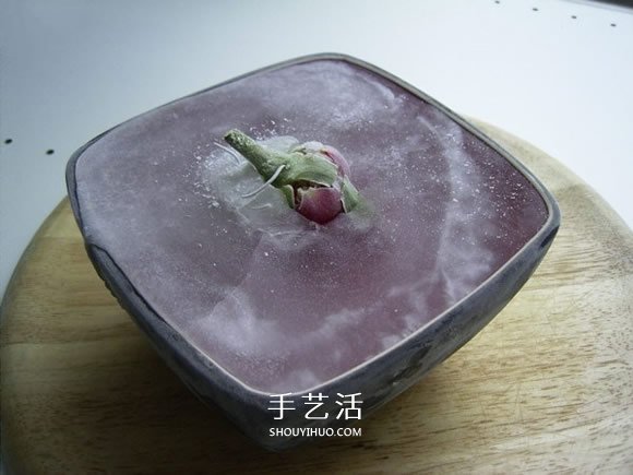 创意情人节礼物冰冻爱心DIY制作图解教程