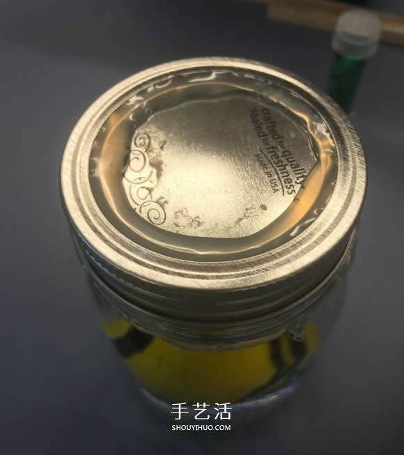 玻璃罐废物利用手工制作装饰品礼物的方法