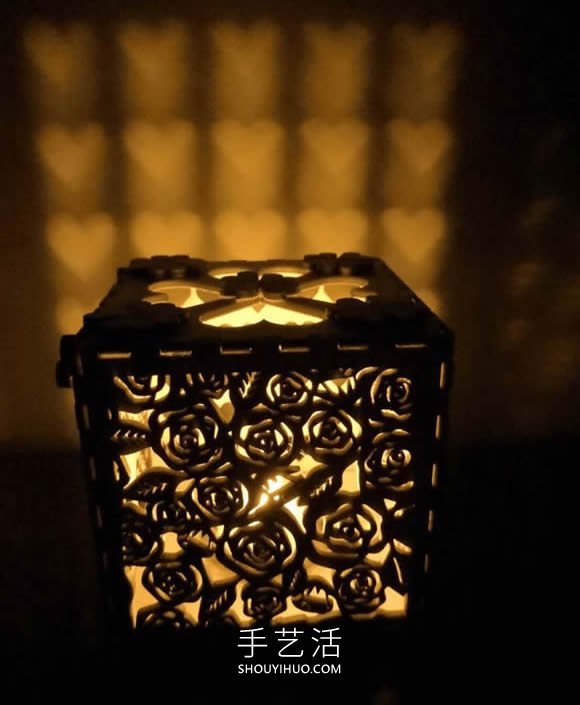 爱情盒投射灯-自制情人节礼物的教程
